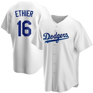 Women's Los Angeles Dodgers #16 Andre Ethier Authentic Pink Fashion  Baseball Jersey