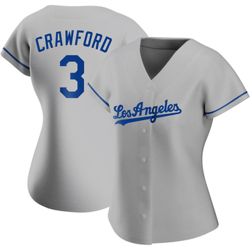 Carl Crawford Team Issue Jersey Dodgers Road Gray 2015 #3 MLB HZ533365