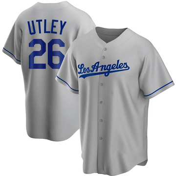 Majestic Men's Chase Utley Los Angeles Dodgers Replica Jersey - Macy's