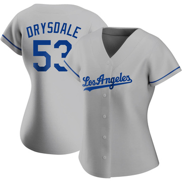 Vintage #53 Don Drysdale Majestic Los Angeles Dodgers White Men Jersey XL  Sewn