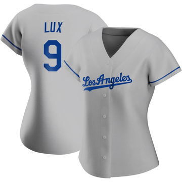 GAVIN LUX DODGERS 2020 WORLD SERIES CHAMPION SIGNED NIKE JERSEY MLB  YP369515 VDC