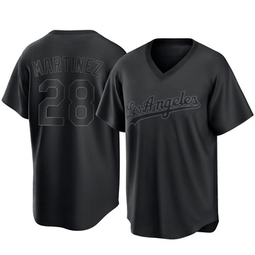 Women's J.D. Martinez Los Angeles Dodgers Backer Slim Fit T-Shirt - Royal