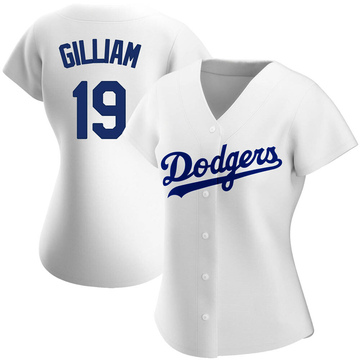 Los Angeles Dodgers Jim Gilliam White Replica Youth Home Player Jersey  S,M,L,XL,XXL,XXXL,XXXXL