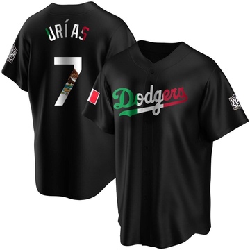 Los Angeles Dodgers Toddler (2T-4T) Jersey #7 Julio Urias Outerstuff  Replica Cool Base Jersey White