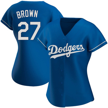 Los Angeles Dodgers Kevin Brown Brown Authentic Men's Gray Away Player  Jersey S,M,L,XL,XXL,XXXL,XXXXL