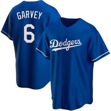 Steve Garvey Los Angeles Dodgers Autographed White Majestic Replica Jersey  with 74 NL MVP Inscription