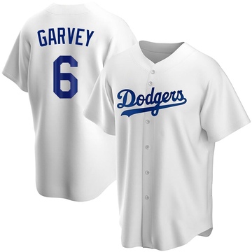 Steve Garvey Los Angeles Dodgers Autographed White Majestic Replica Jersey  with 74 NL MVP Inscription