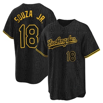 2021 Los Angeles Dodgers Steven Souza Jr. #23 Game Issued Grey Jersey 46TC  88