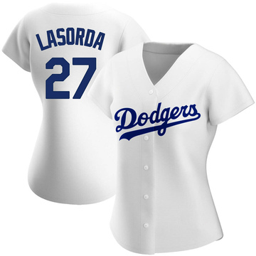 Los Angeles Dodgers Tommy Lasorda Royal Authentic Men's Alternate Player  Jersey S,M,L,XL,XXL,XXXL,XXXXL