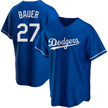 Men's Los Angeles Dodgers Trevor Bauer Nike Royal Alternate Official  Replica Player Jersey