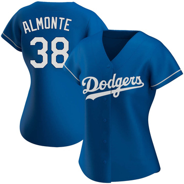 Women's Yency Almonte Los Angeles Dodgers Backer Slim Fit T-Shirt - Royal